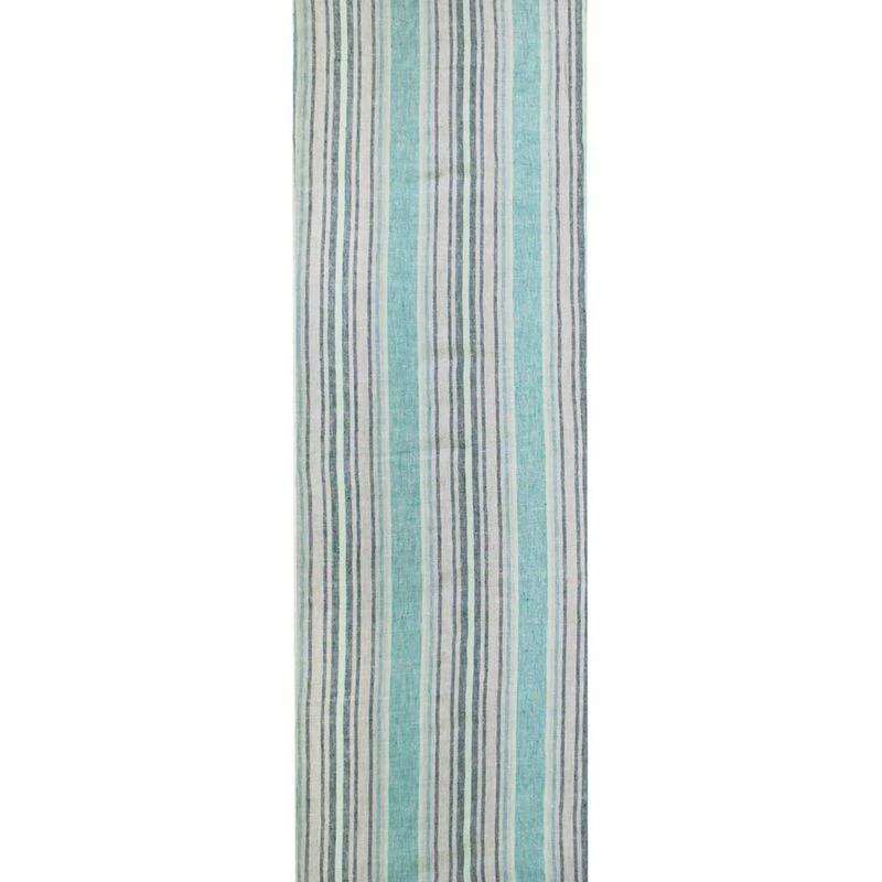 Chemin De Table Pur Lin Lavé Gris Sombrilla – Image 5