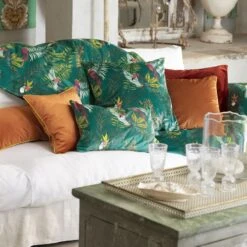 Housse De Coussin Polyester Panama Velours