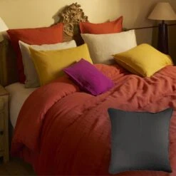 Housse De Couette Pur Lin White Syracuse