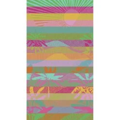 Drap De Plage Pur Coton 500 G/m² Berlingot Soleil Levant