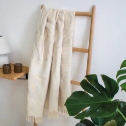 Jete De Canape Coton & Autres Fibres Zebrures