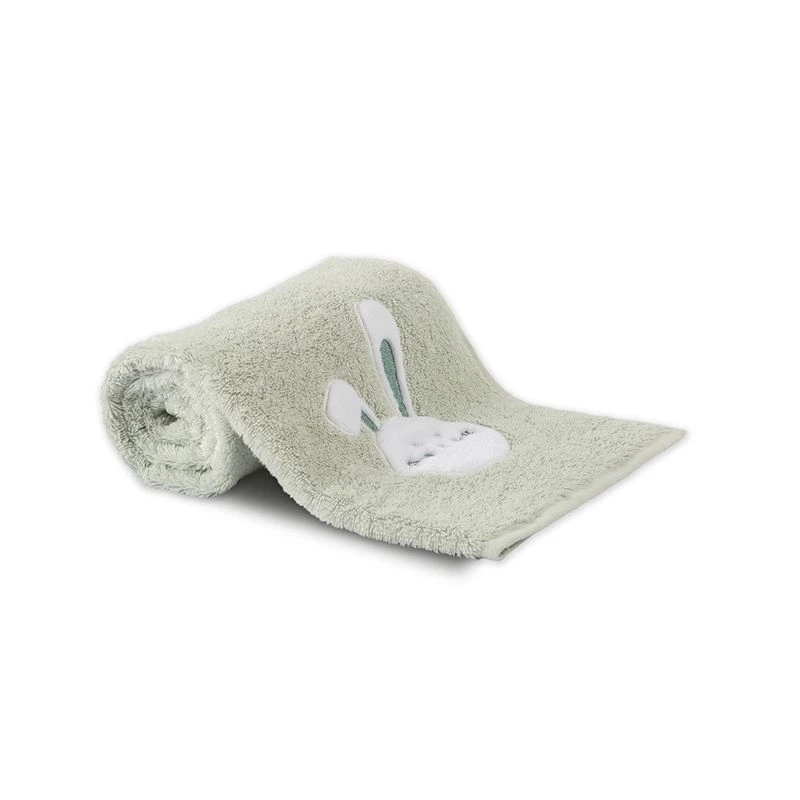 Serviette Eponge Pur Coton Petit Lapin