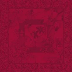 Serviette Pur Coton Orchidees