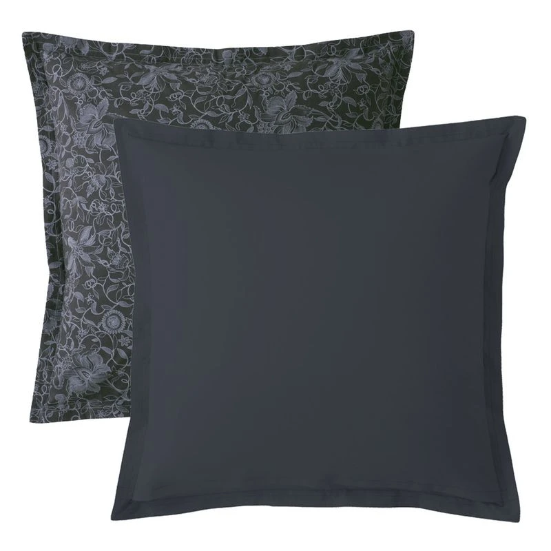 Taie D'oreiller Percale De Coton 80 Fils/cm² Nocturne Reve Noir – Image 3