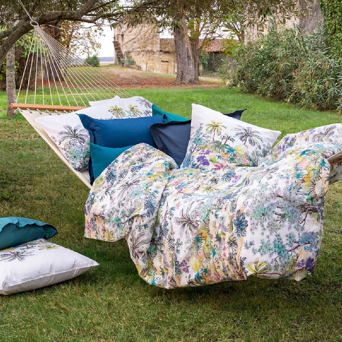 Housse De Couette Percale De Coton 80 Fils/cm² Blanc Oasis