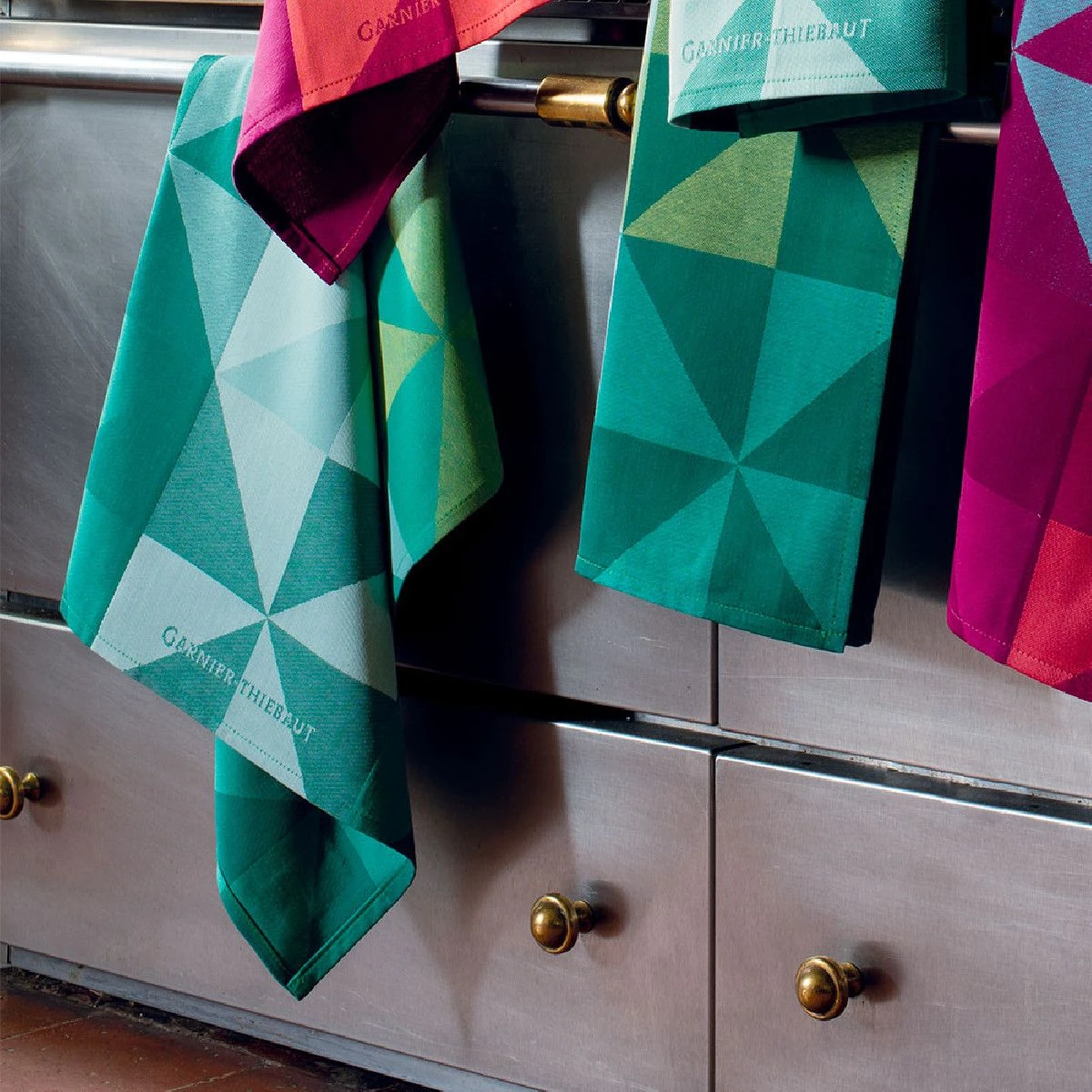 Torchon Pur Coton Mille Quartz