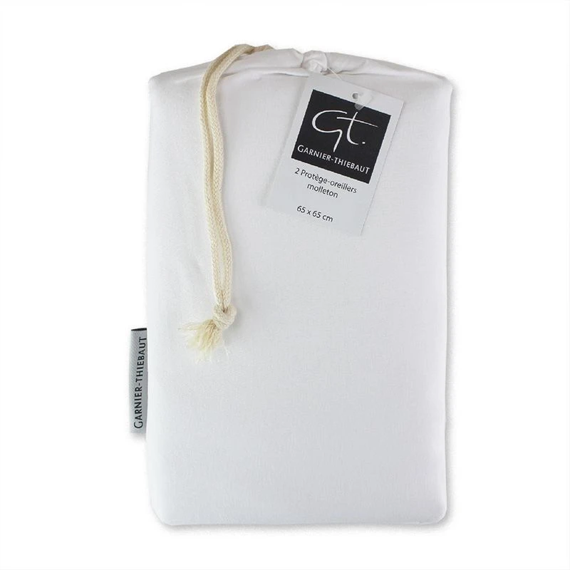 2 Protege Oreillers Pur Coton Molleton – Image 3