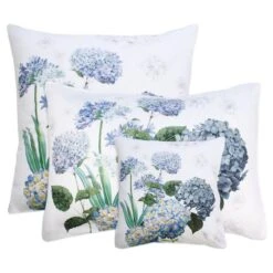 Taie D'oreiller Percale De Coton 80 Fils/cm² Bleu Maelys