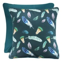 Taie D'oreiller Satin De Coton 120 Fils/cm² Green Feathers