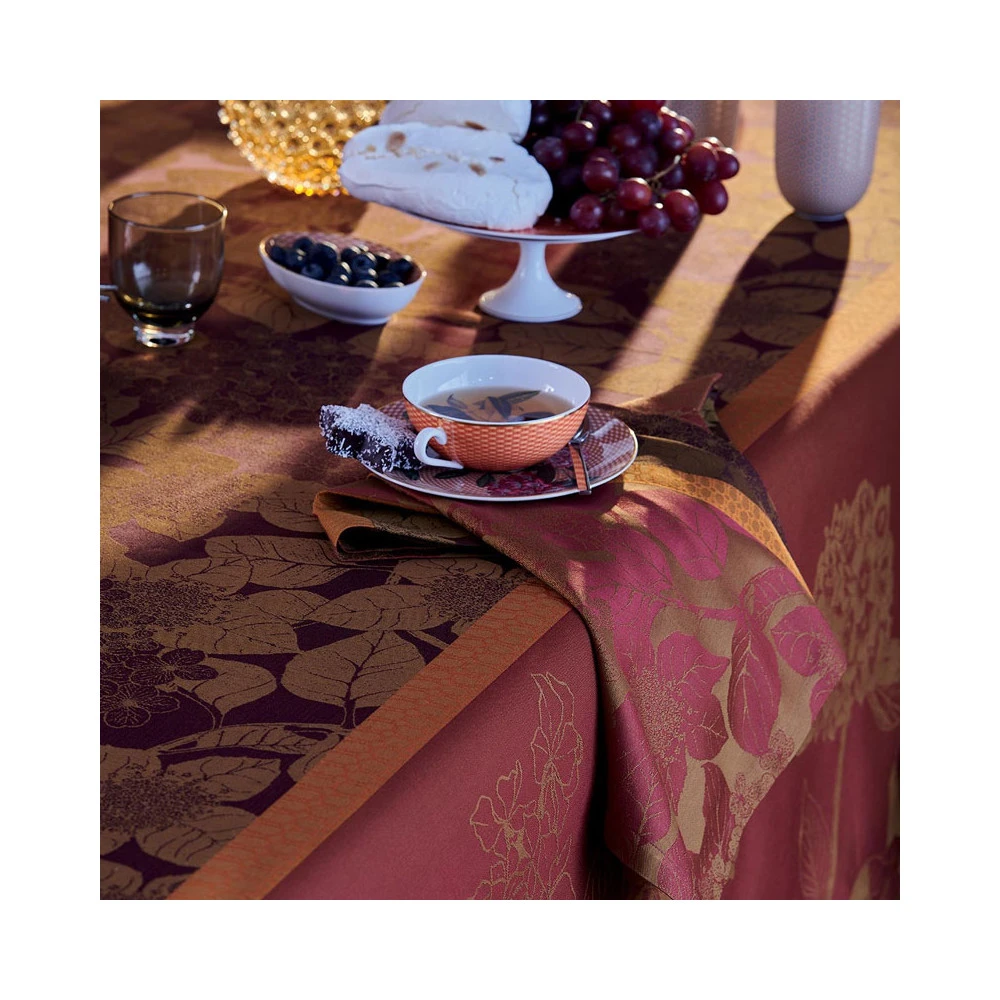 4 Serviettes De Table Hortensias Garnier Thiebaut - 2 Coloris
