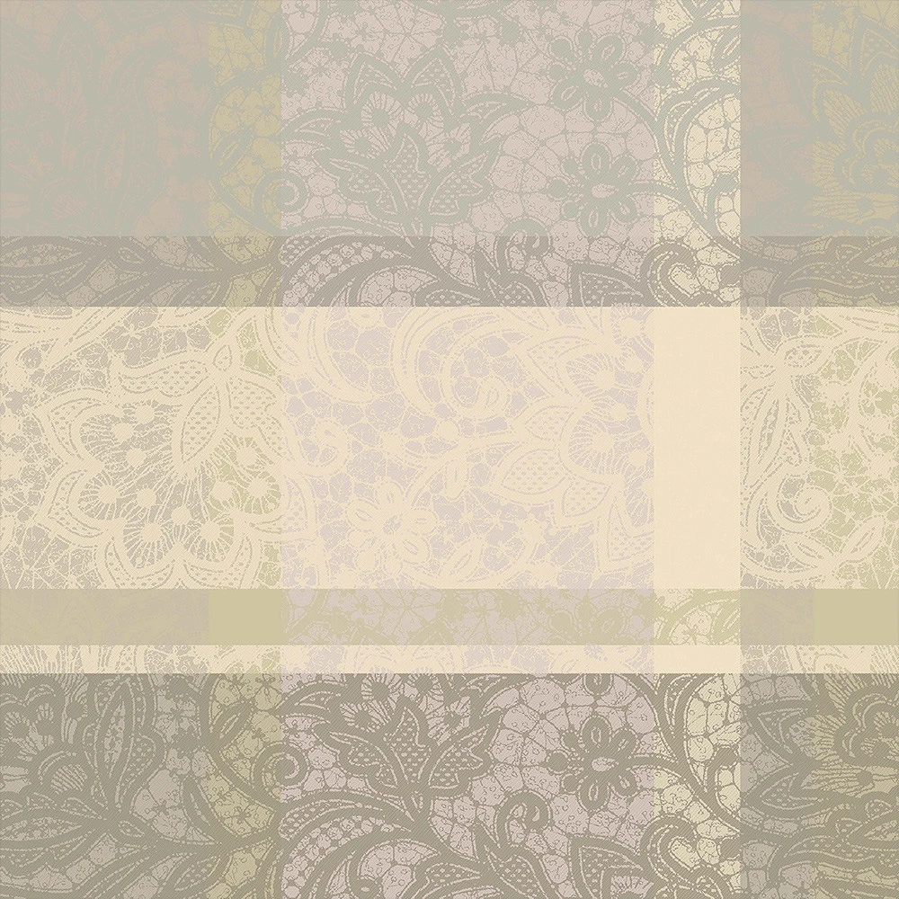 4 Serviettes De Table Mille Dentelles Naturel Garnier Thiebaut – Image 3
