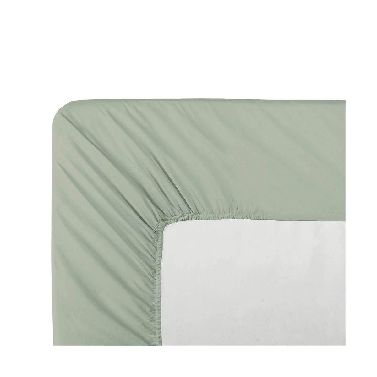 Drap Housse B46 Percale De Coton 90 Fils/cm² Emeraude Olana – Image 16