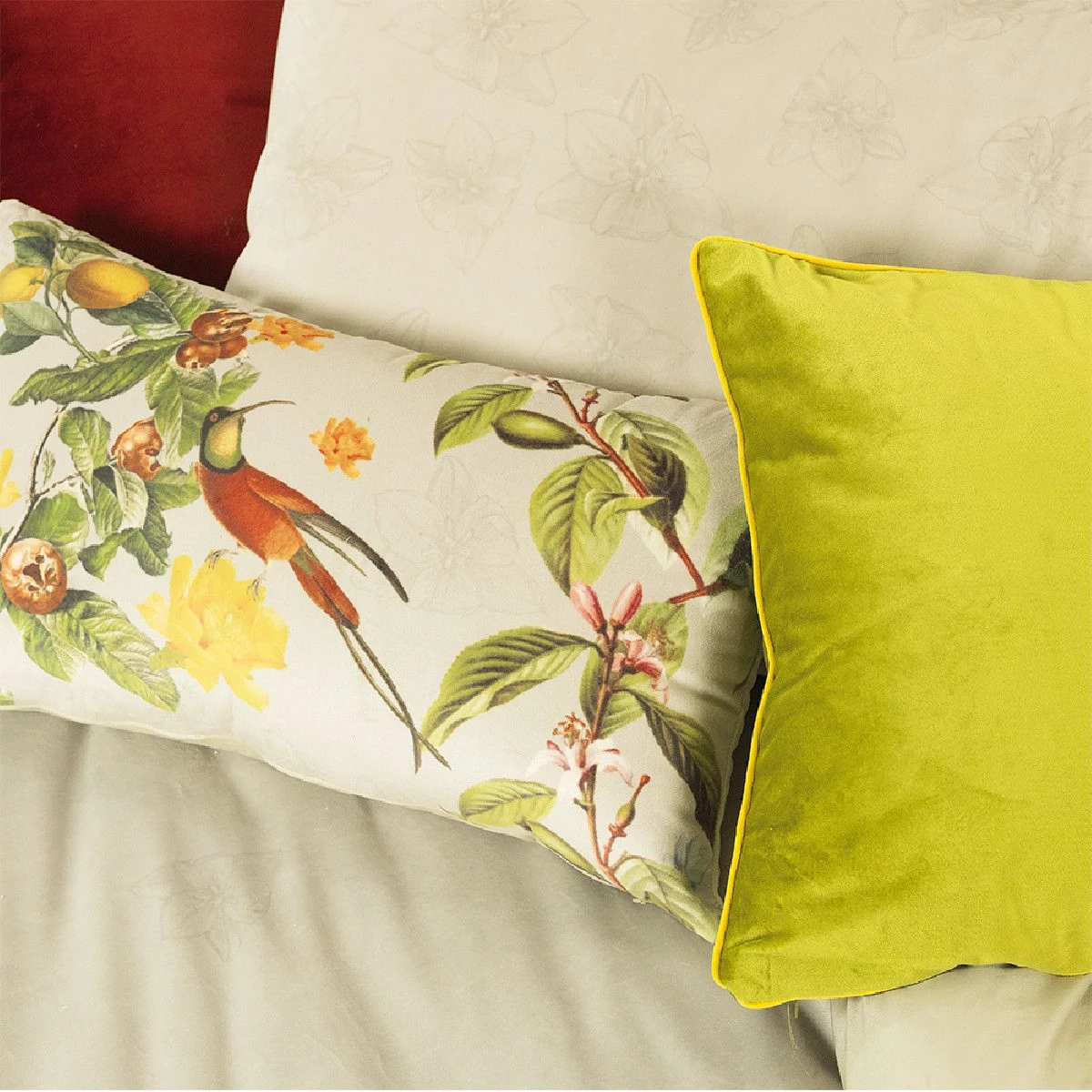 Taie D'oreiller Coton & Autres Fibres Ete Indien – Image 2