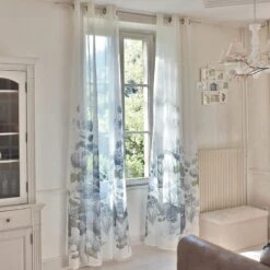 Voilage Lin & Autres Fibres Hortensias