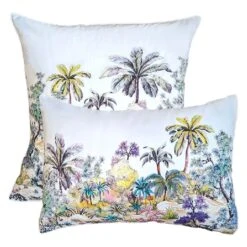 Taie D'oreiller Percale De Coton 80 Fils/cm² Blanc Oasis