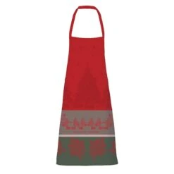 Tablier Pur Coton Antitache Déperlant Vert Cadeaux De Noel