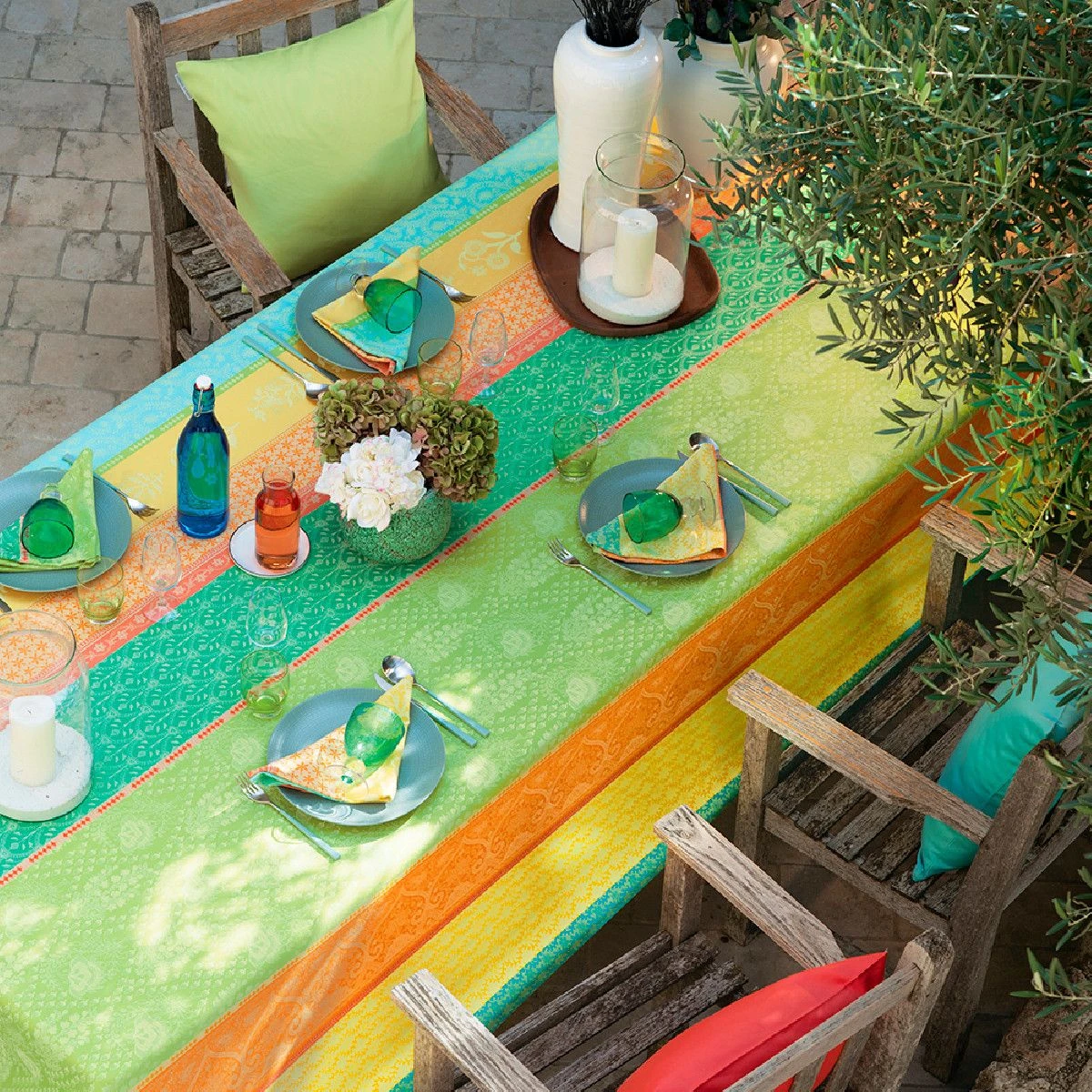 Nappe Enduite Pur Coton Mille Saris