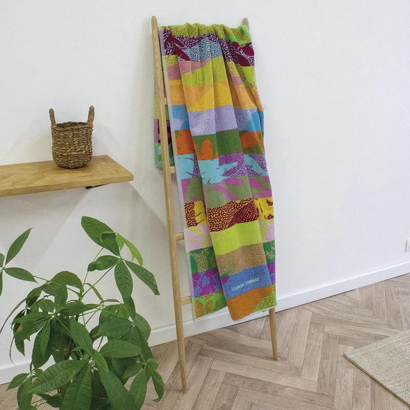 Drap De Plage Pur Coton 500 G/m² Berlingot Soleil Levant – Image 3