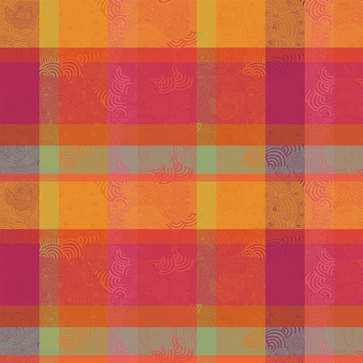 Nappe Jacquard Pur Coton Mille Rainures – Image 3