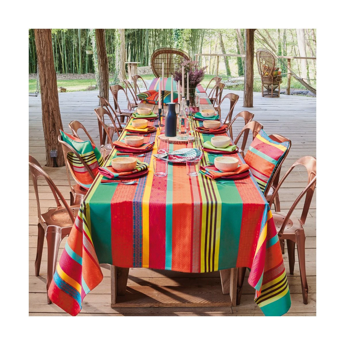 Nappe Jacquard Pur Coton Mille Arizona