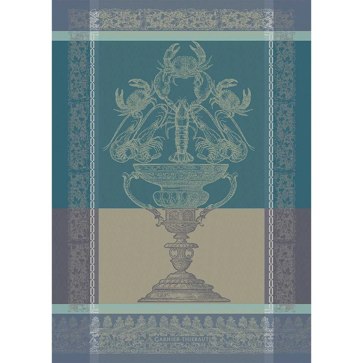 Torchon Pur Coton Coupe Fruits De Mer