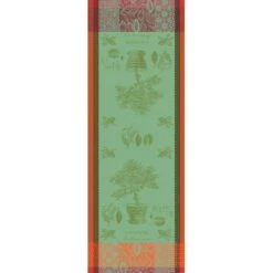 Chemin De Table Pur Coton Cacaoyer En Pot