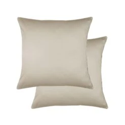 Lot De 2 Taies Satin De Coton 120 Fils/cm² Mordore Ava Uni