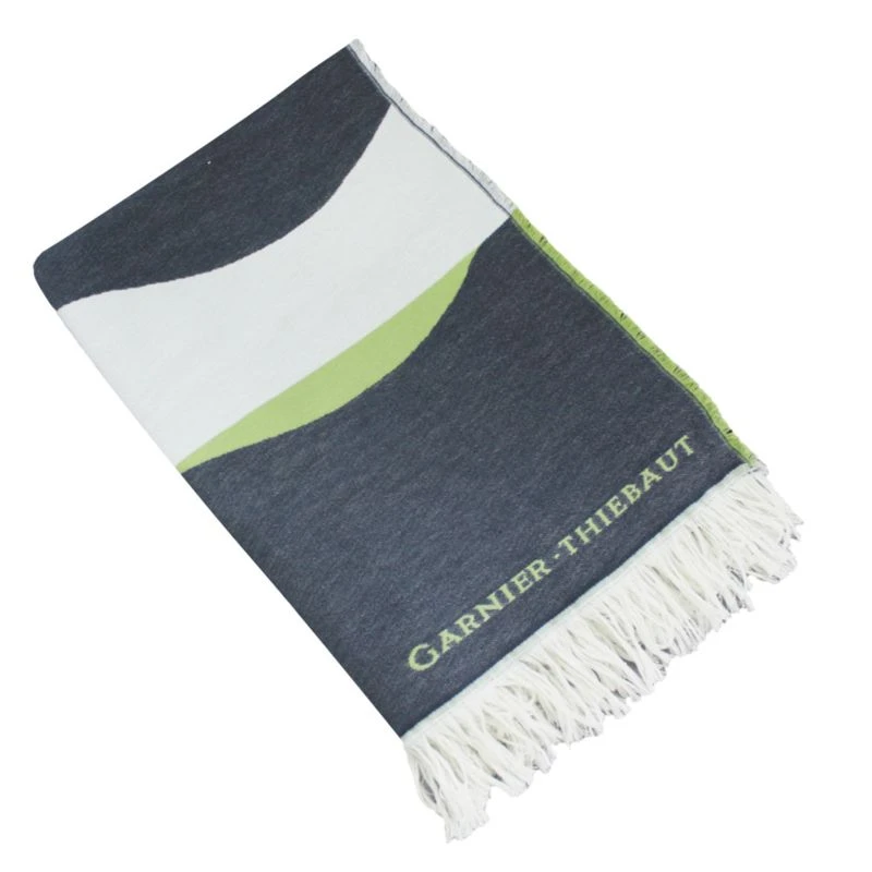 Plaid Pur Coton Vagues – Image 3