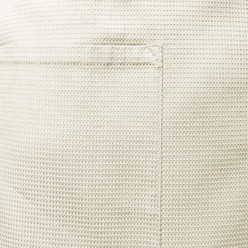 Peignoir Pur Coton Bio 240 G/m² Blanc Casse Plaisance – Image 4