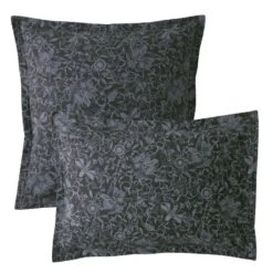 Taie D'oreiller Percale De Coton 80 Fils/cm² Nocturne Reve Noir