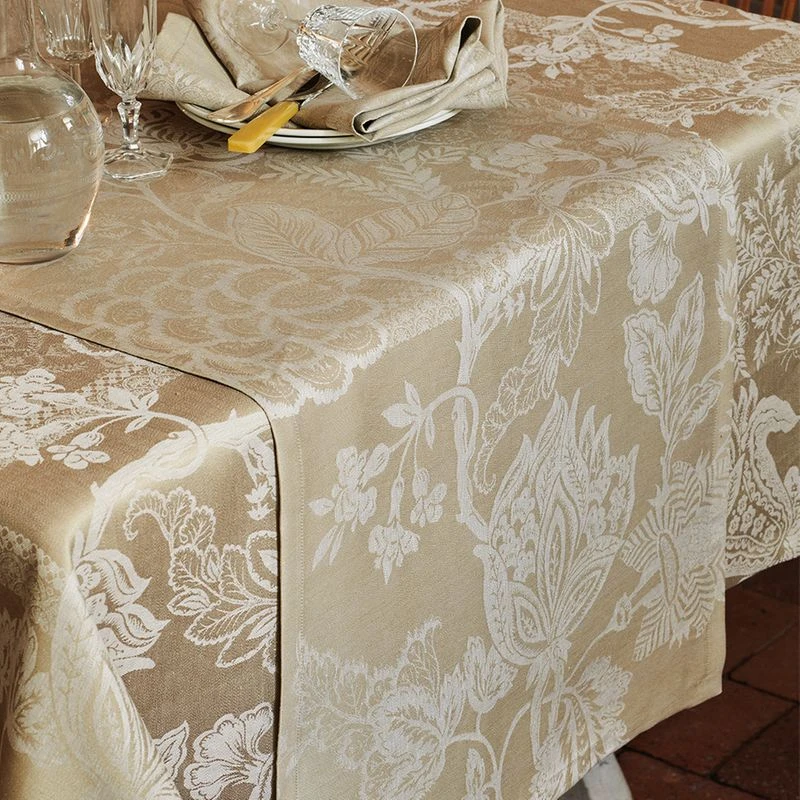 Nappe Jacquard Pur Lin Scarlett – Image 5
