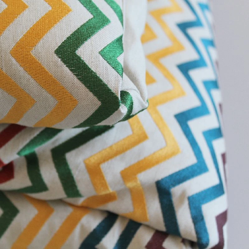 Housse D'edredon Métis Lin & Coton Zig Zag – Image 2