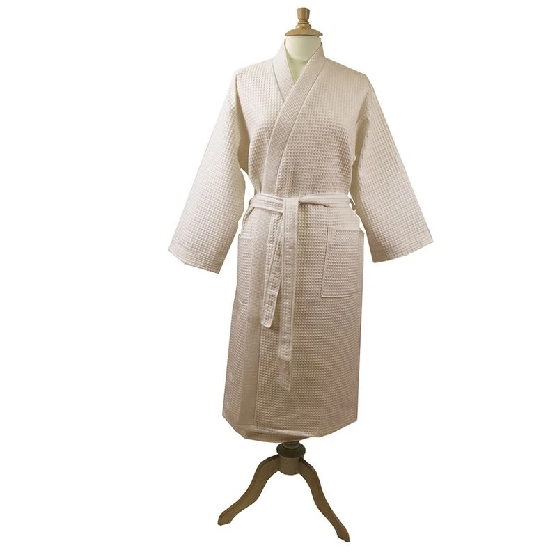 Peignoir Pur Coton Perle Nid D'abeille – Image 6