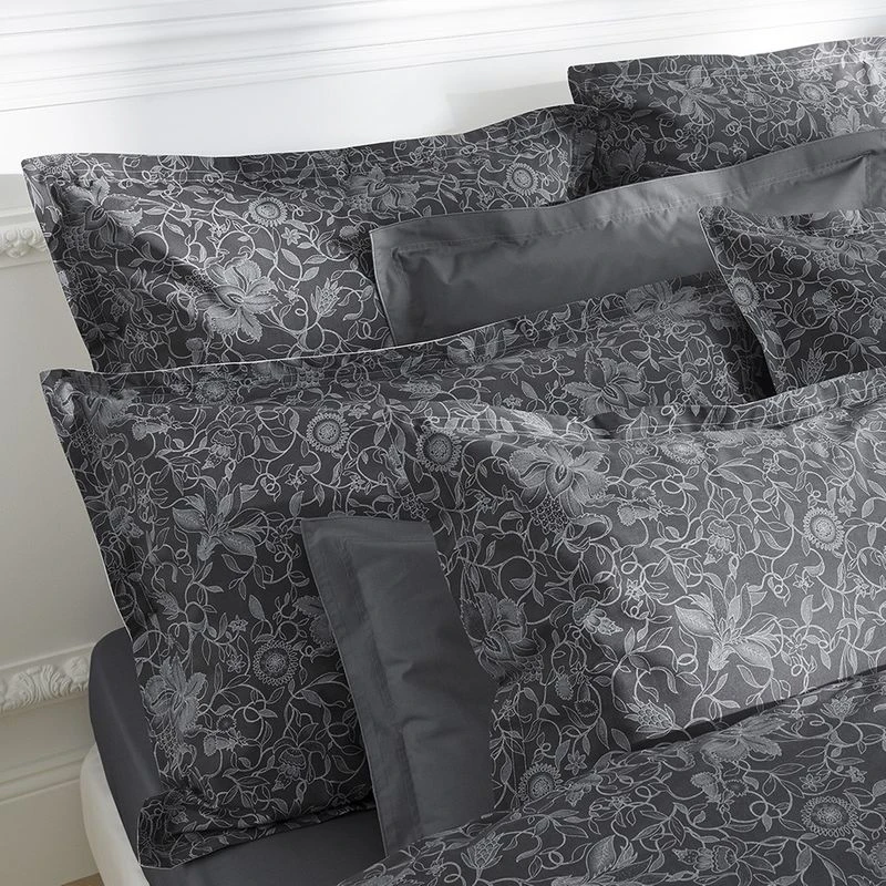 Taie D'oreiller Percale De Coton 80 Fils/cm² Nocturne Reve Noir – Image 6