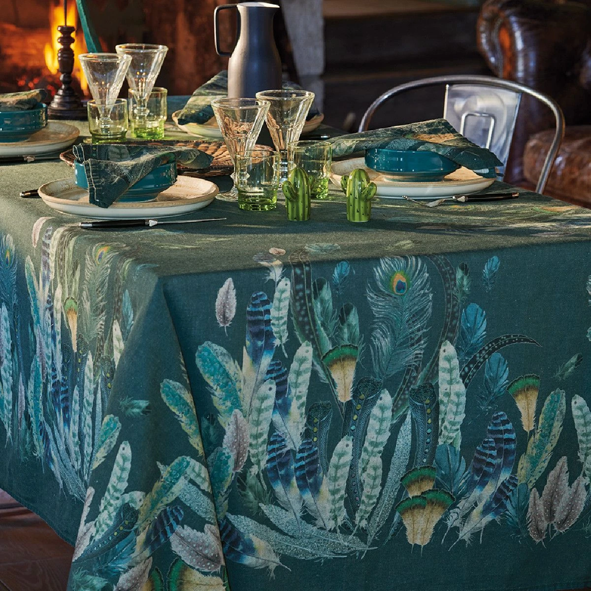 Nappe Imprimée Métis Lin & Coton Panache – Image 10