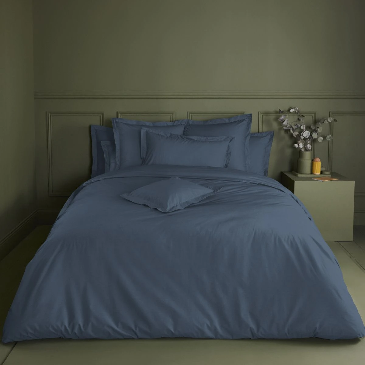 Drap Housse B46 Percale De Coton 90 Fils/cm² Emeraude Olana – Image 15
