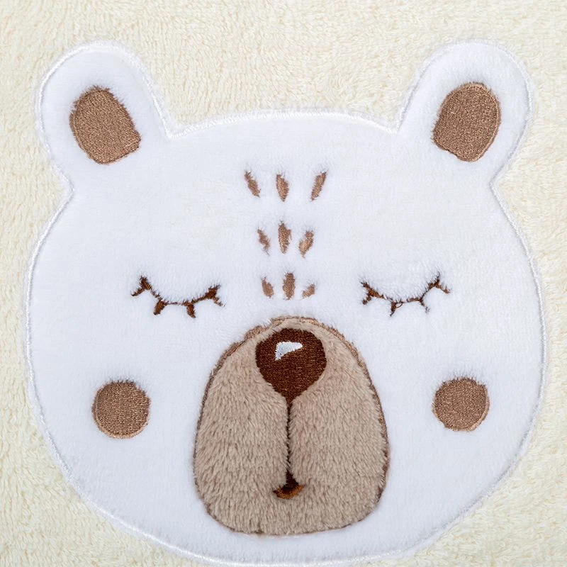Drap De Douche Pur Coton Petit Ours – Image 2