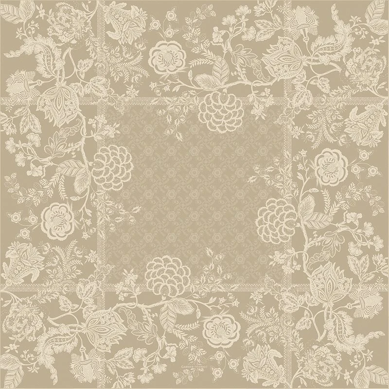 Nappe Jacquard Pur Lin Scarlett – Image 3