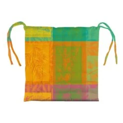 Galette De Chaise Pur Coton Enduit Imperméable Mille Vegetaux