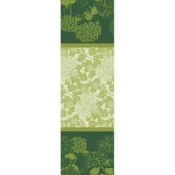 Chemin De Table Pur Coton Mille Hortensias