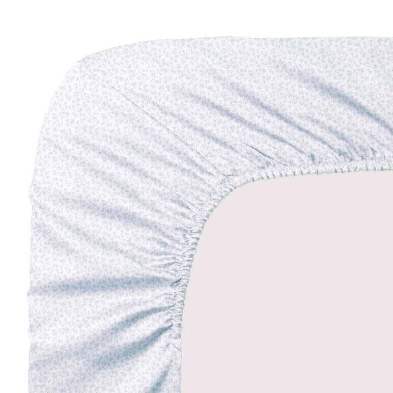 Drap Housse B35 Satin De Coton 120 Fils/cm² Printemps Clematites