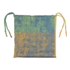 Galette De Chaise Pur Coton Enduit Imperméable Mille Esprit Jardin