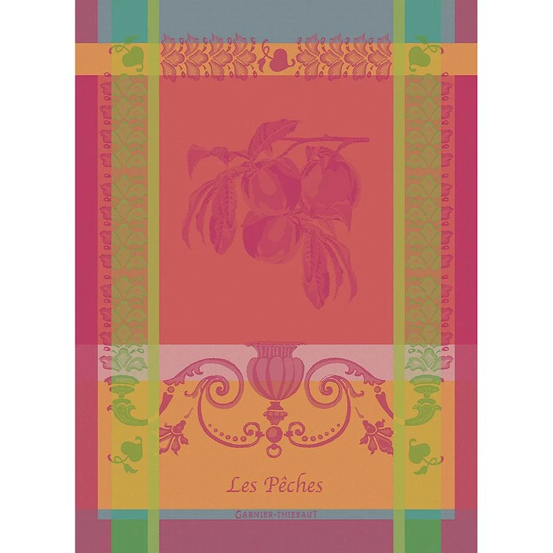 Torchon Pur Coton Les Peches