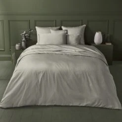 Housse De Couette Satin De Coton 120 Fils/cm² Mordore Ava Uni