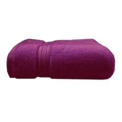 Drap De Bain Pur Coton 550 G/m² Raisin Elea