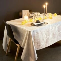 Nappe Jacquard Pur Coton Mille Isaphire