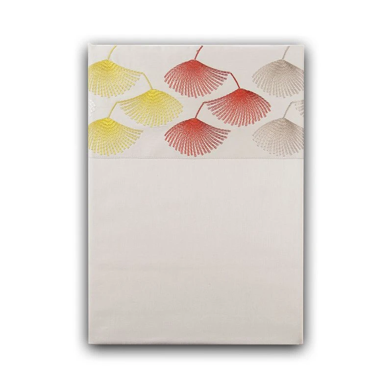 Drap Plat Satin De Coton 120 Fils/cm² Automne Pistil