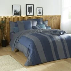 Housse De Couette Satin De Coton 120 Fils/cm² Blue Dandy