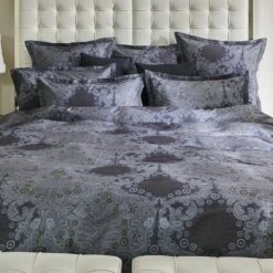 Housse De Couette Satin De Coton 120 Fils/cm² Nocturne Suzie