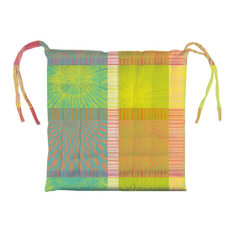 Galette De Chaise Pur Coton Enduit Imperméable Mille Auras – Image 2